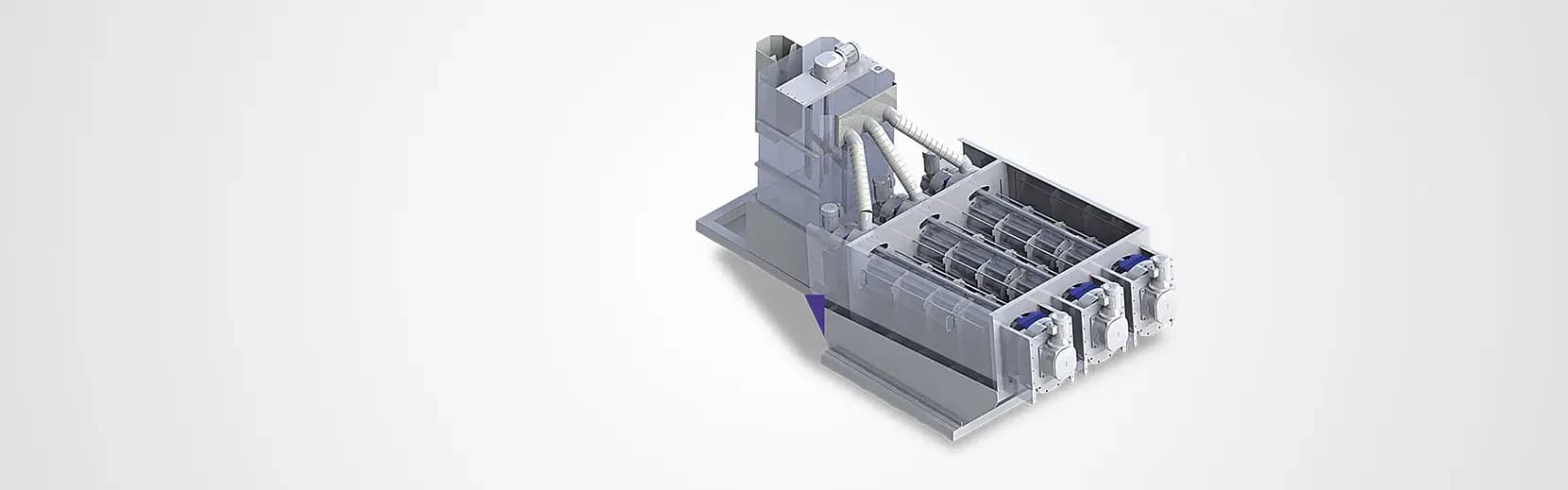 เครื่องรีดตะกอนแบบสกรู