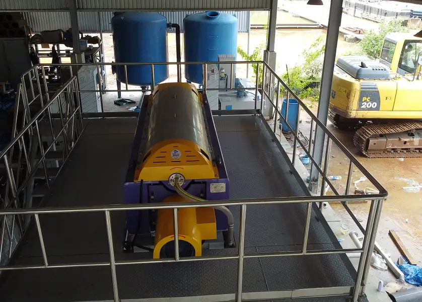 โครงการจัดหาเครื่องรีดตะกอนแบบเหวี่ยง - โรงงานผลิตน้ำประปาเมืองเว้